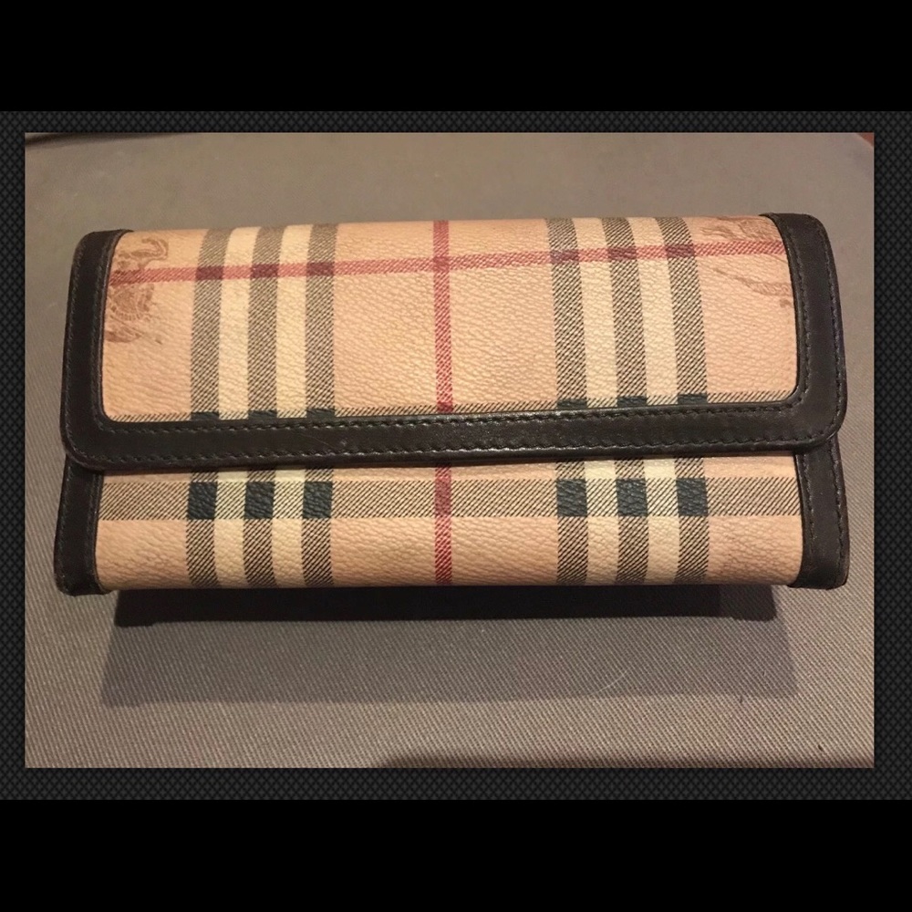 Burberry wallet - leather brown